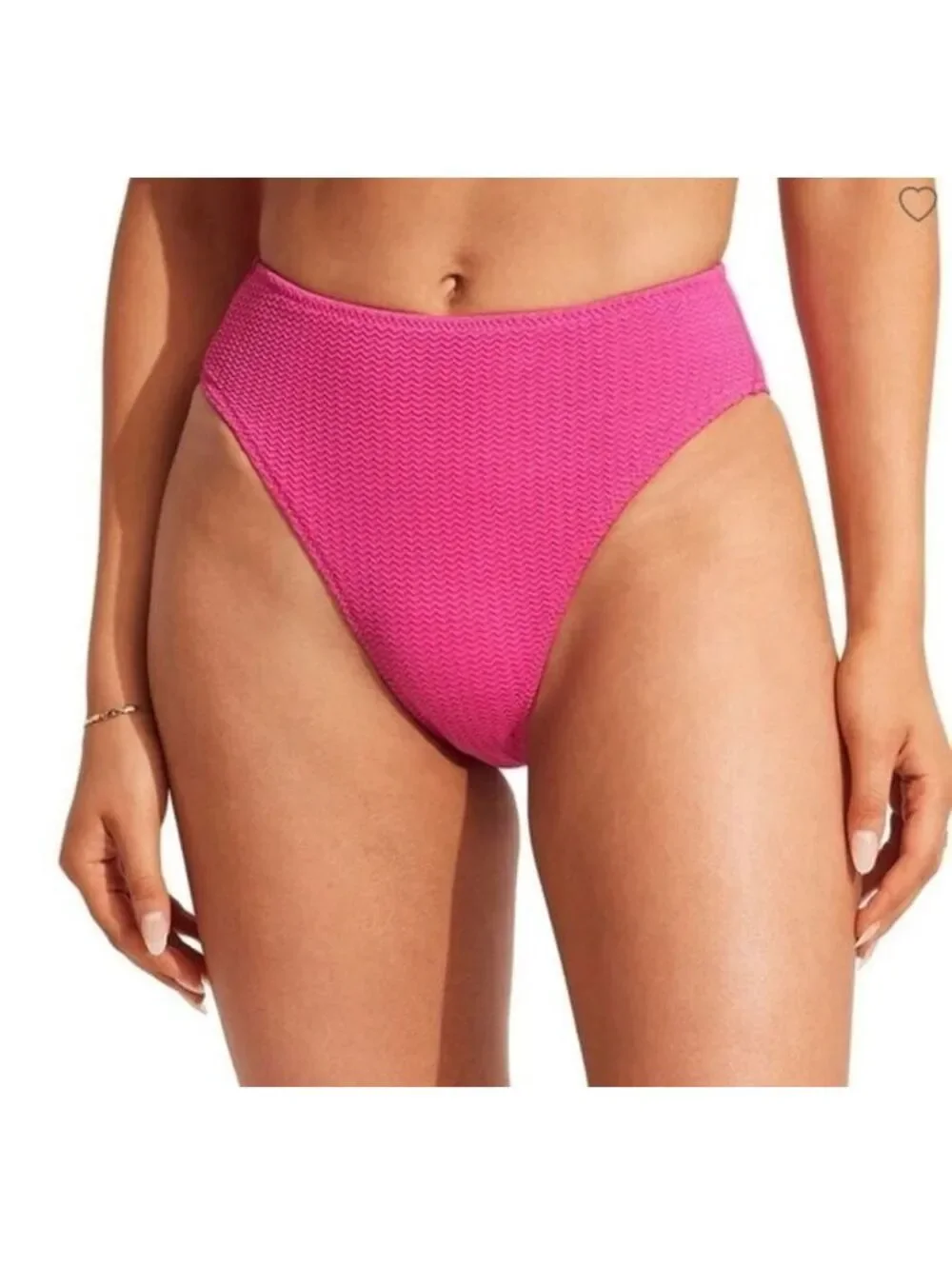Size M - Lululemon High Rise Pink Swim Bikini Bottom